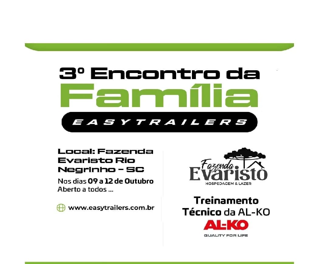 3º Encontro da Família Easy Trailers já tem data confirmada