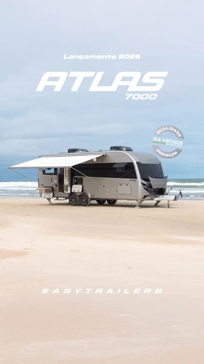 Atlas 7000: O Futuro dos Trailers de Luxo chegou, conheça o lançamento 2025 Easy Trailers.