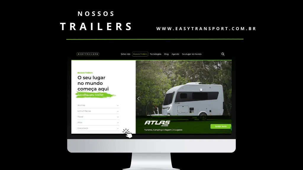 Easy Trailers lança novo site, mais interativo com todas as informações na palma da sua mão.