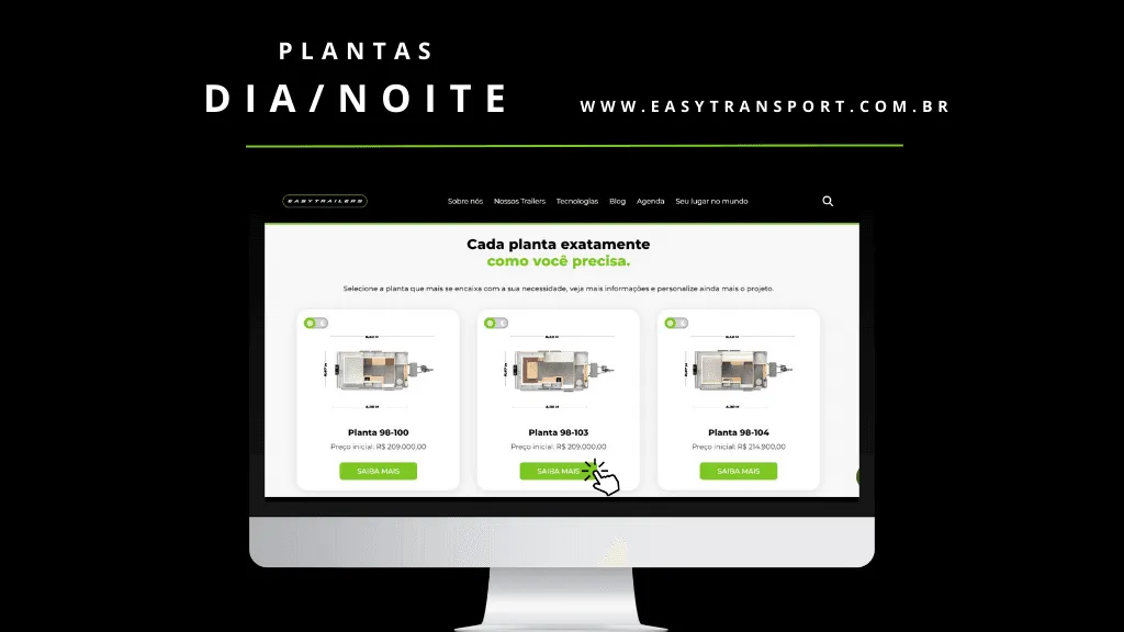 Easy Trailers lança novo site, mais interativo com todas as informações na palma da sua mão.